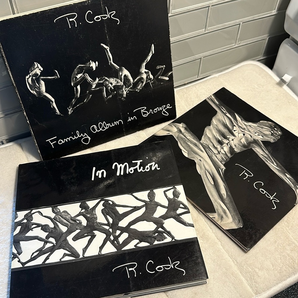 SALE!! Signed Robert Cook art books.   5